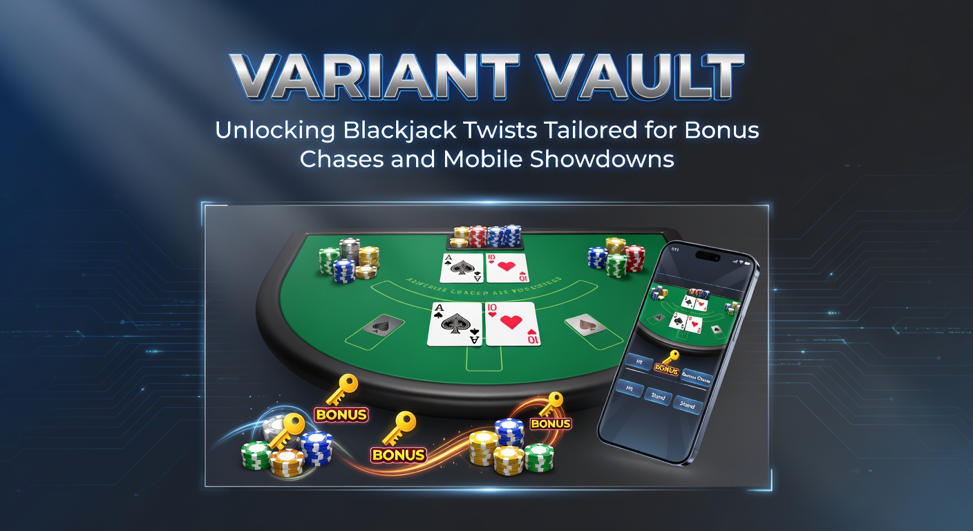 Spannende blackjack varianten op een mobiel scherm met bonus iconen en kaarten in actie